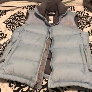 Blue Northface Vest