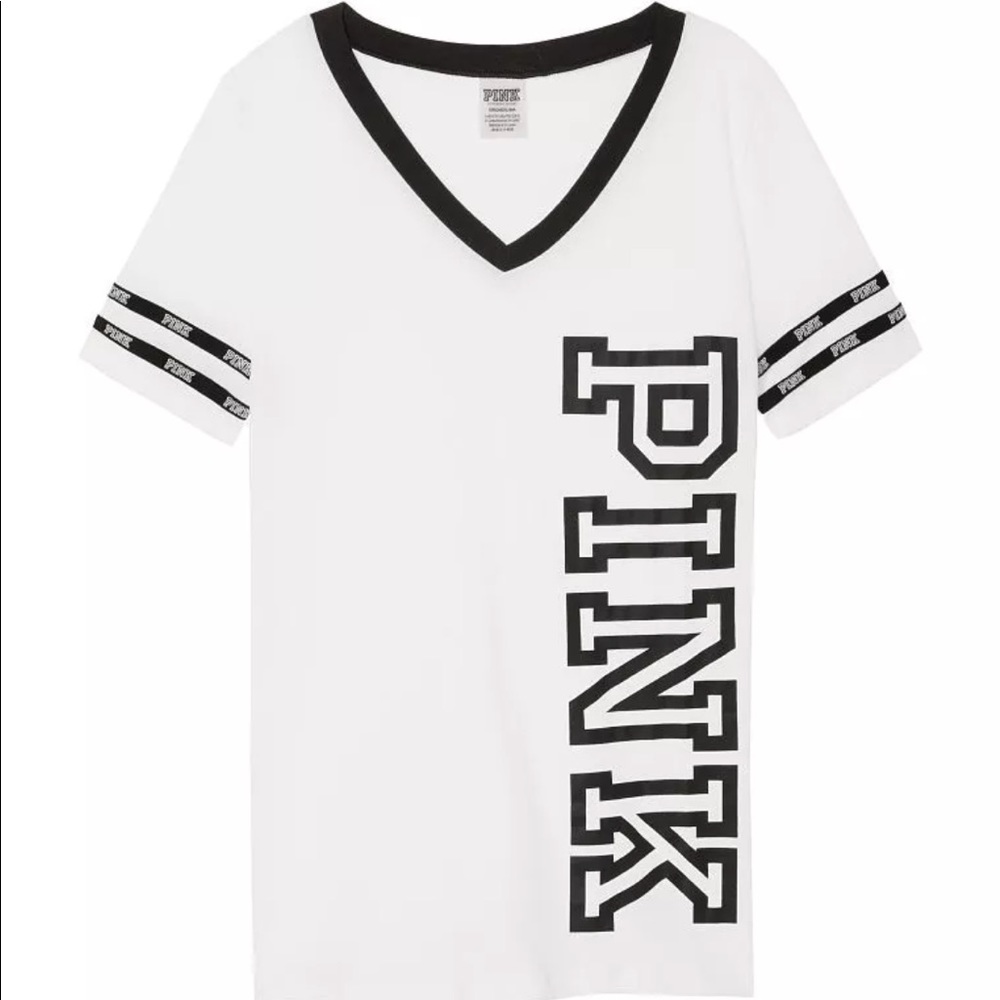 Victoria Secret Pink V Neck Tee
