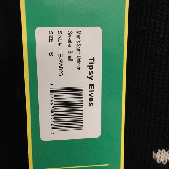 HP! TIPSY ELVES Santa unicorn magical sweater S. - Picture 7 of 7