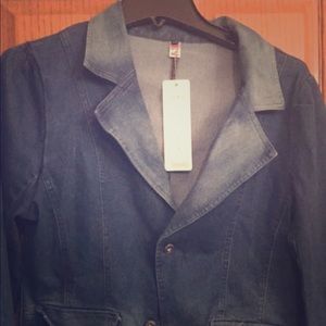 New with Tags Denim Blazer