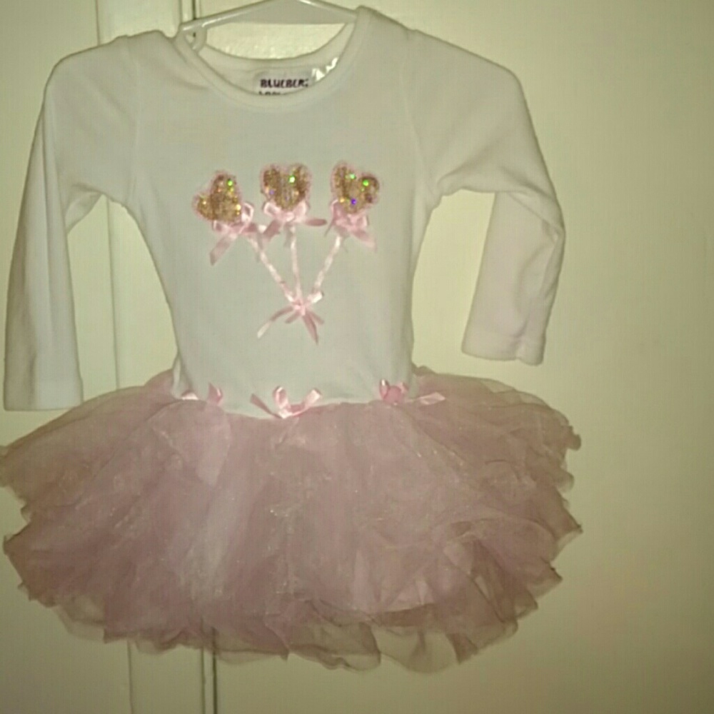 Baby girls tutu dress/shirt absolutely precious!