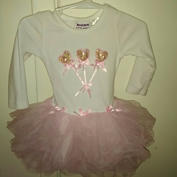 Baby girls tutu dress/shirt absolutely precious! - Picture 2 of 2