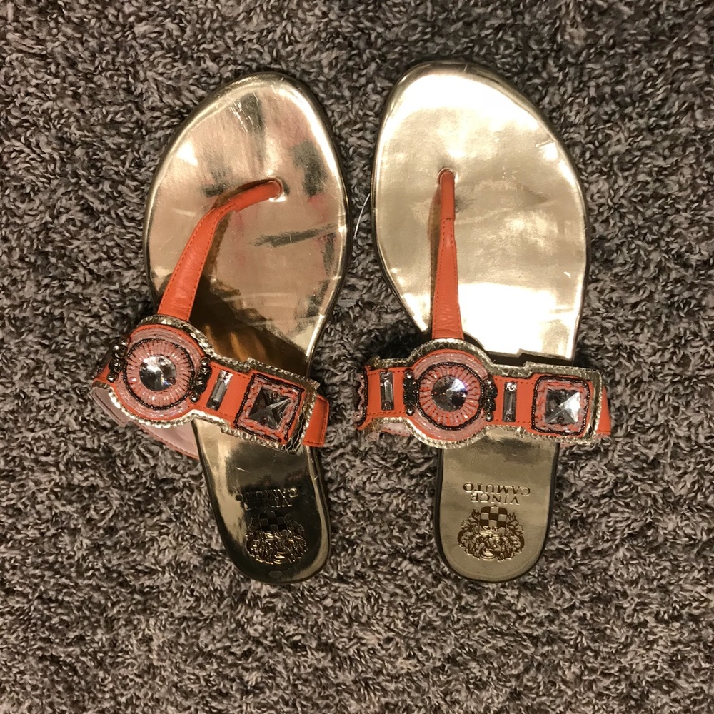 Vince Camuto coral sandals