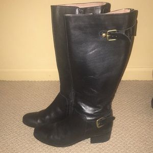 Corso Como tall black leather boots
