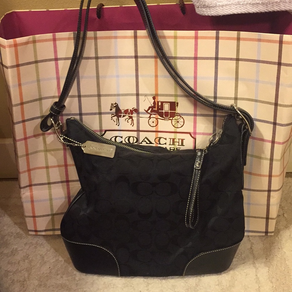 Coach Signature Fabric Handbag