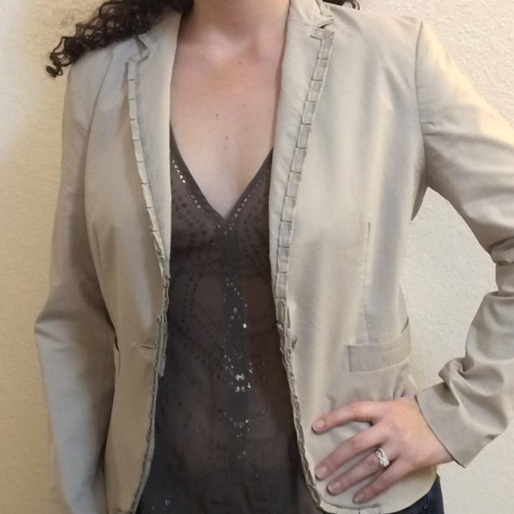 💥 FINAL SALE 💥 Banana Republic Flirty Tan Blazer