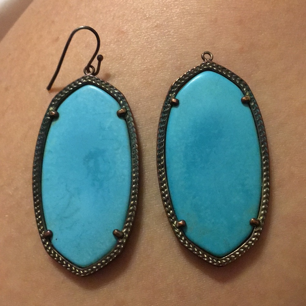 Turquoise earrings , Nordstrom brand