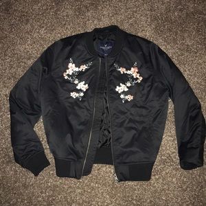 Black Bomber Jacket