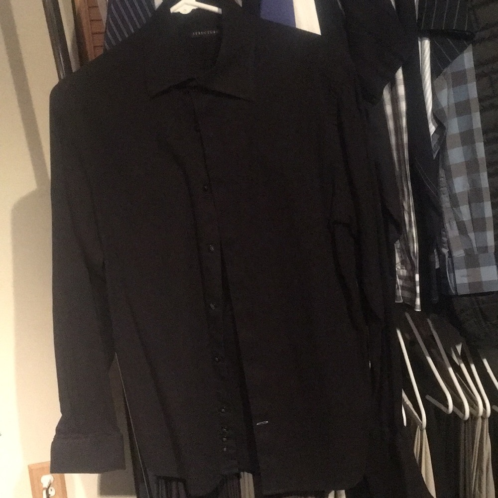 Used / Structure, casual or dressed button shirt