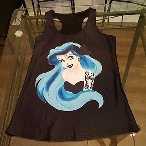 Gothic punk Ariel The Little Mermaid Tank
