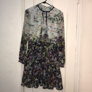 Ted Baker floral skater dress