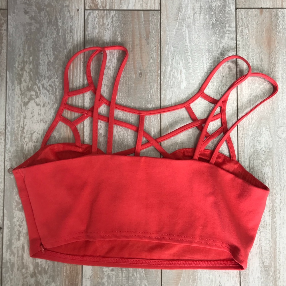 Coral Crop Top