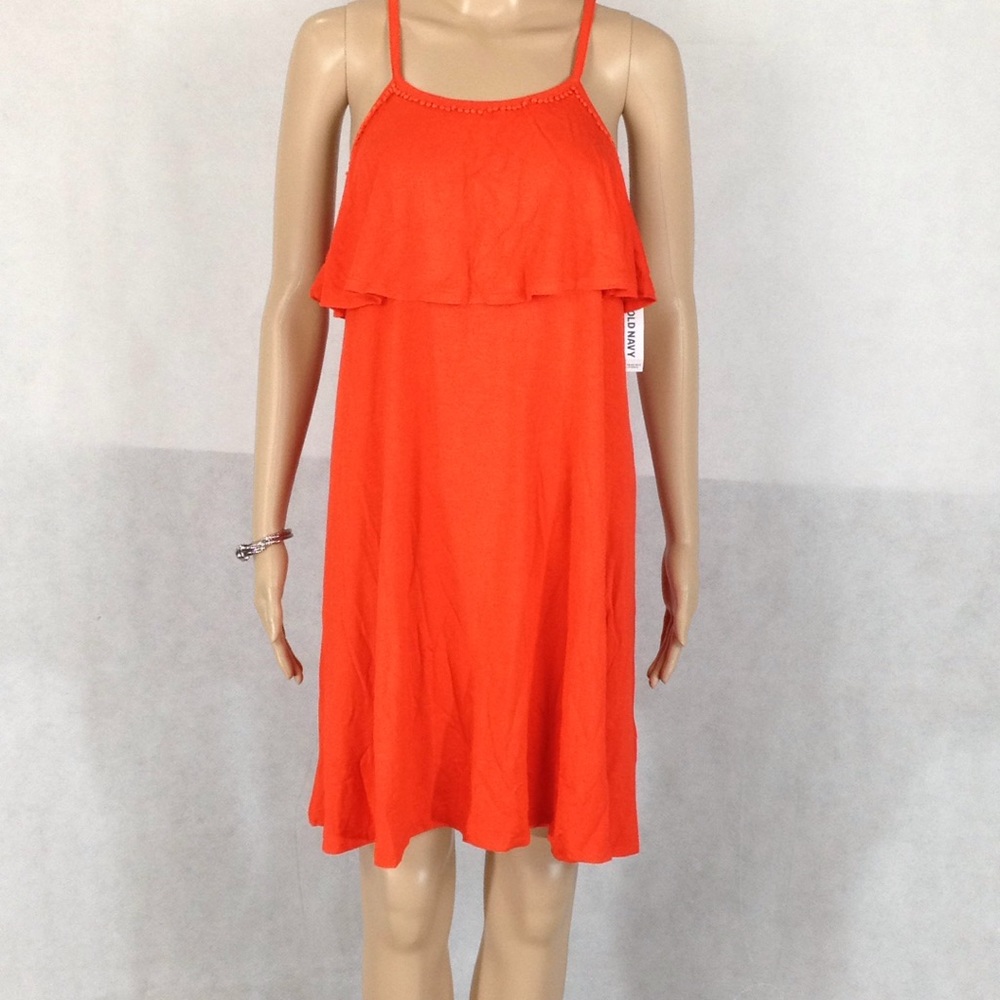 Old Navy Women's Ruffle-Trim Swing Dress