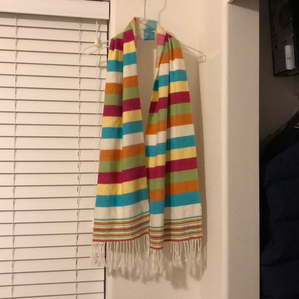 Multi colored scarf