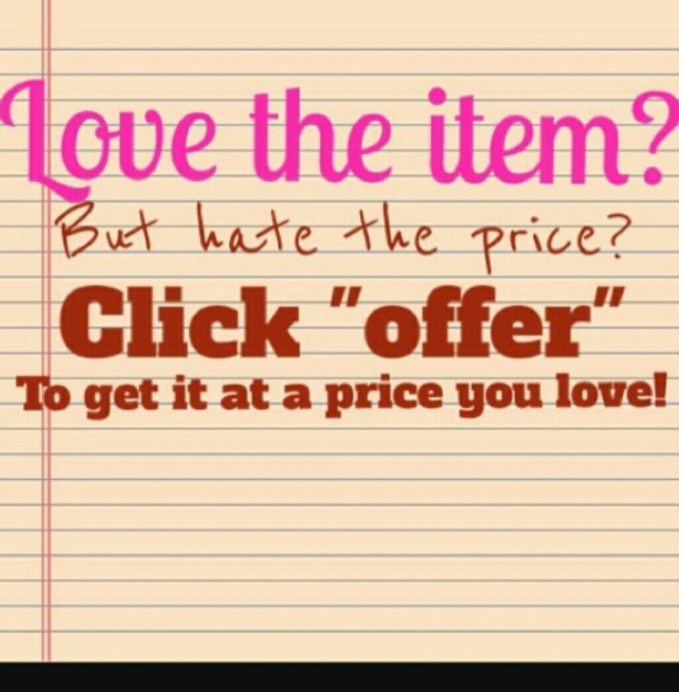 You like something please make an offer