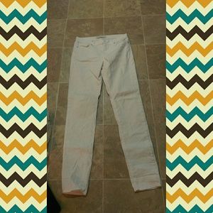 SOLD Just USA white skinny pants size 11