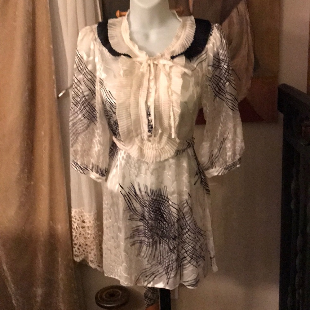 Miss Me Shear top/dress silk small