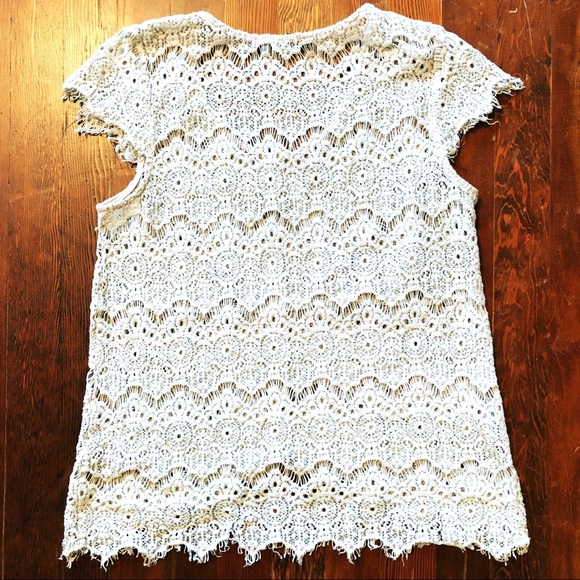 ❤️Gorgeous Lace High to Low Blouse - Picture 2 of 2