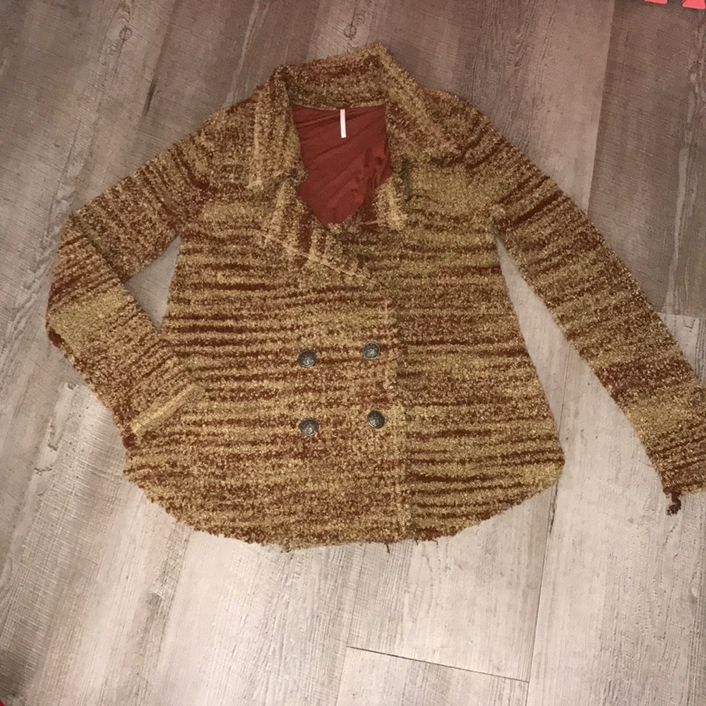 Free people sweater /button up
