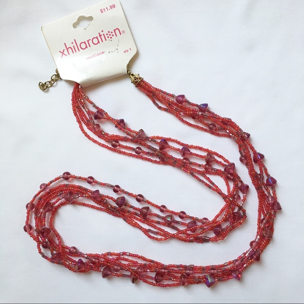 Red Beaded Necklace
