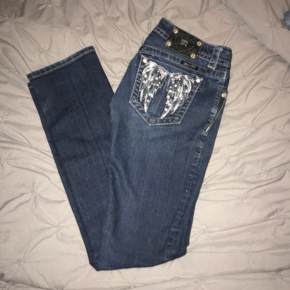 ONLY WORN ONCE MISS ME JEANS!!!