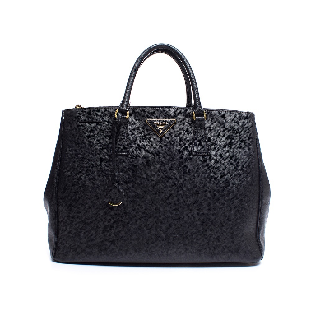 Prada Saffiano Lux Large Double-Zip Tote