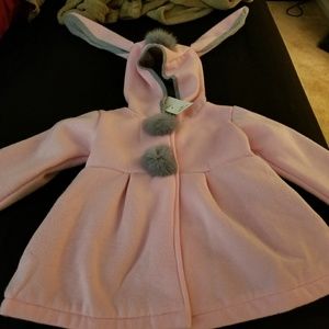 Adorable... size 10 months, coat with hoodie and e