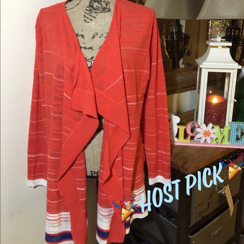 🎉2x Host Pick🎉Tommy Hilfiger Open Cardigan NWT