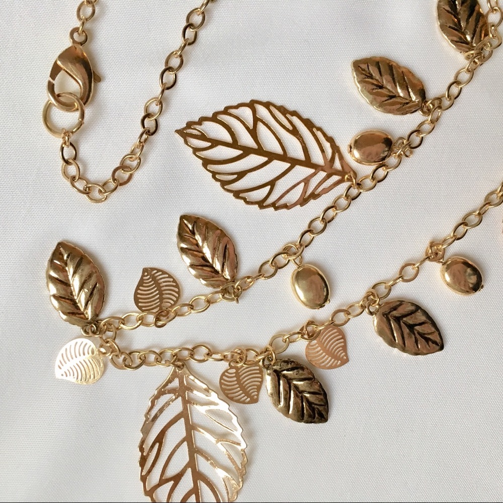 Gold Leaf Necklace