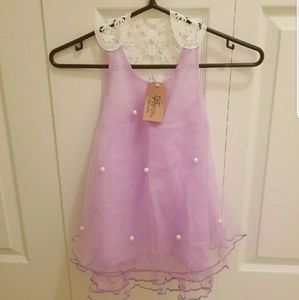 Beautiful lilac infant dress size 10 months