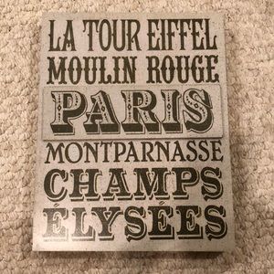 “Paris” Wall Decor