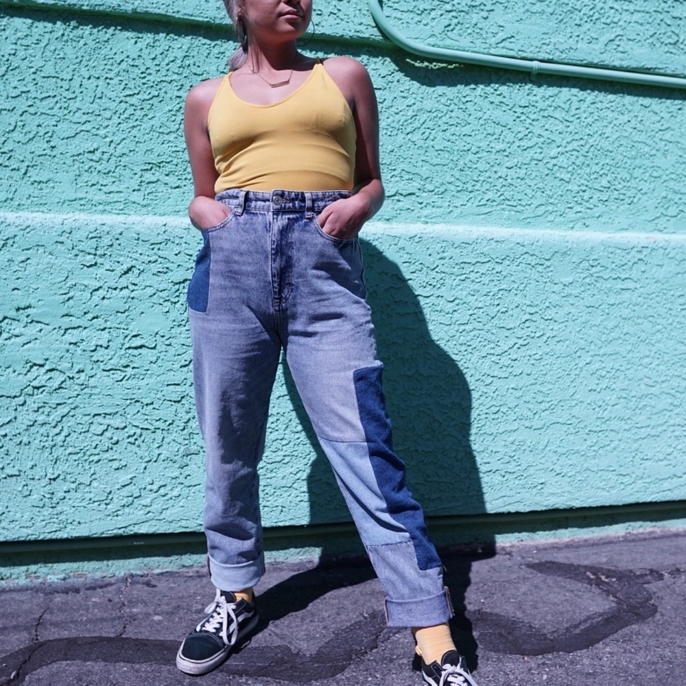 Mustard Yellow Cross-Back Bodysuit