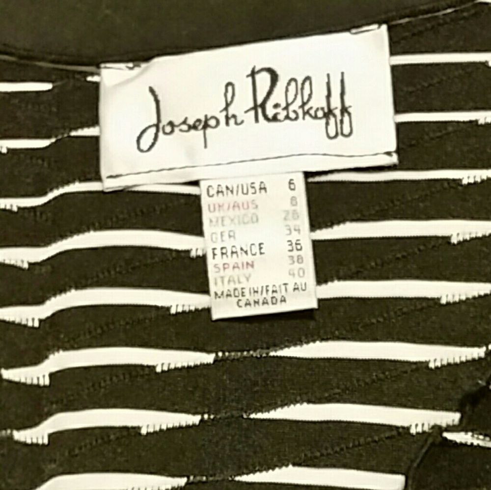 BLACK/WHITE DRESS - Picture 3 of 5