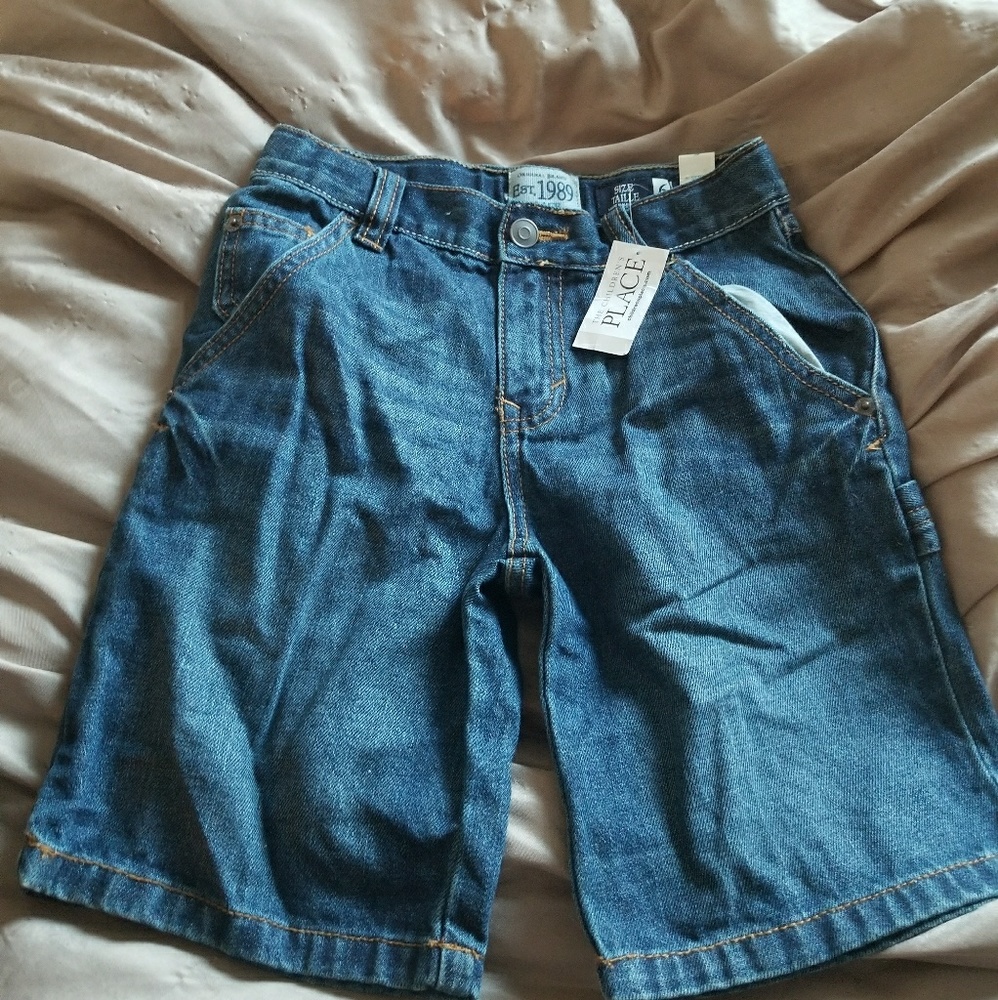 Denim shorts