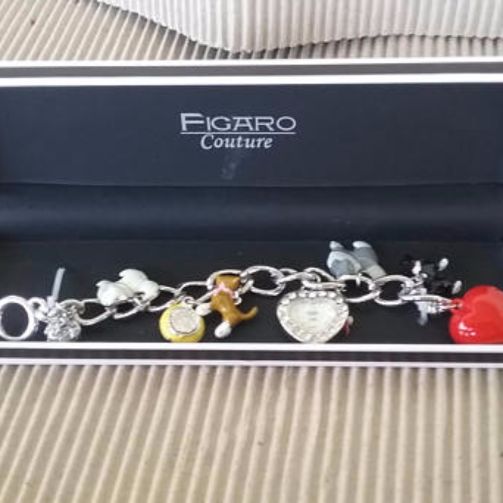 Figaro Charms Animals Watch Bracelet