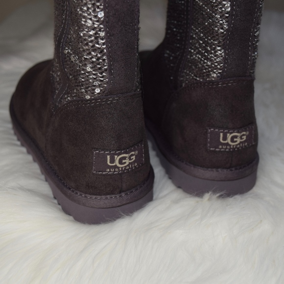 UGG Australia Camaya Sequin Charcoal - Picture 7 of 7