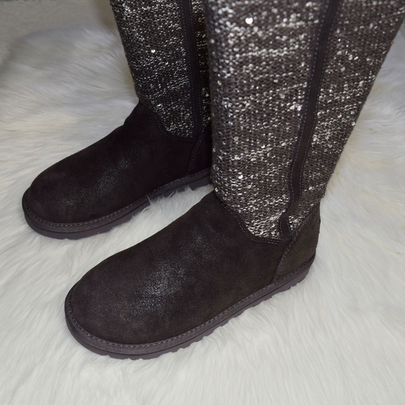 UGG Australia Camaya Sequin Charcoal - Picture 4 of 7
