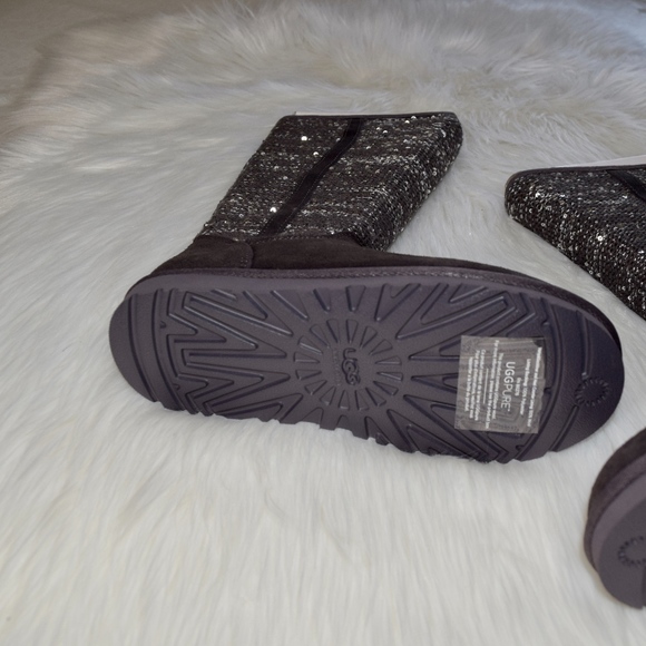UGG Australia Camaya Sequin Charcoal - Picture 6 of 7