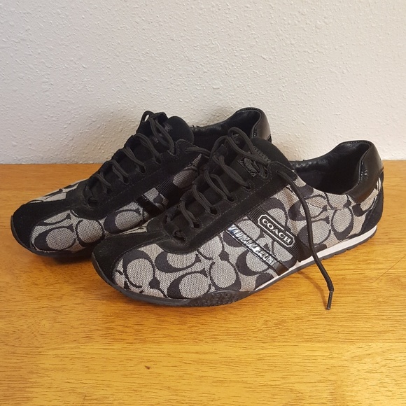 Coach Shoes - Coach Katelyn Sneakers Black Signature 9.5