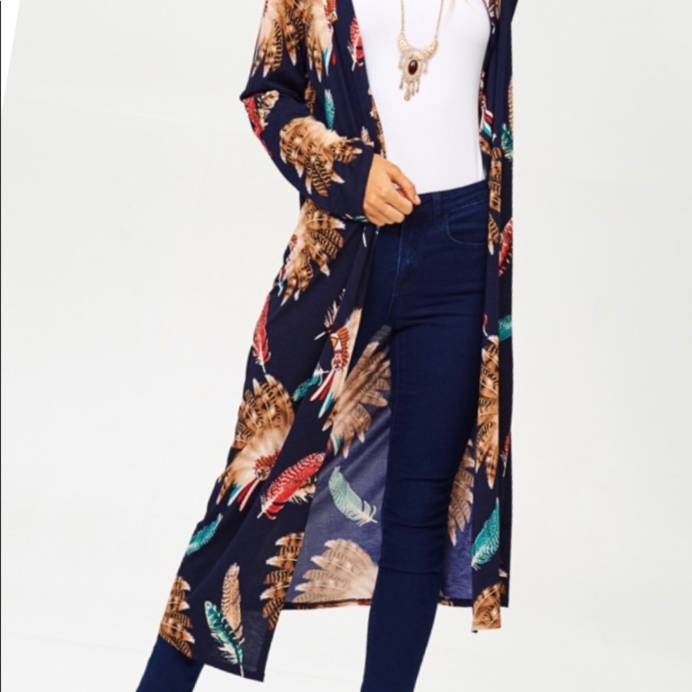 NATIVE DESIGN KIMONO PLUS SIZE