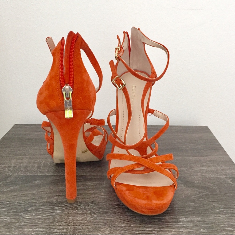 BCBG Sandals Leather Orange 🔥✨