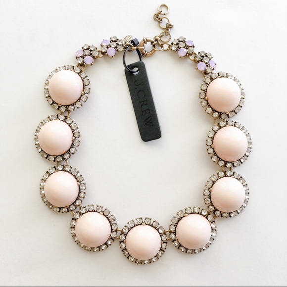 J. Crew Jewelry - Jcrew nude round gem statement necklace