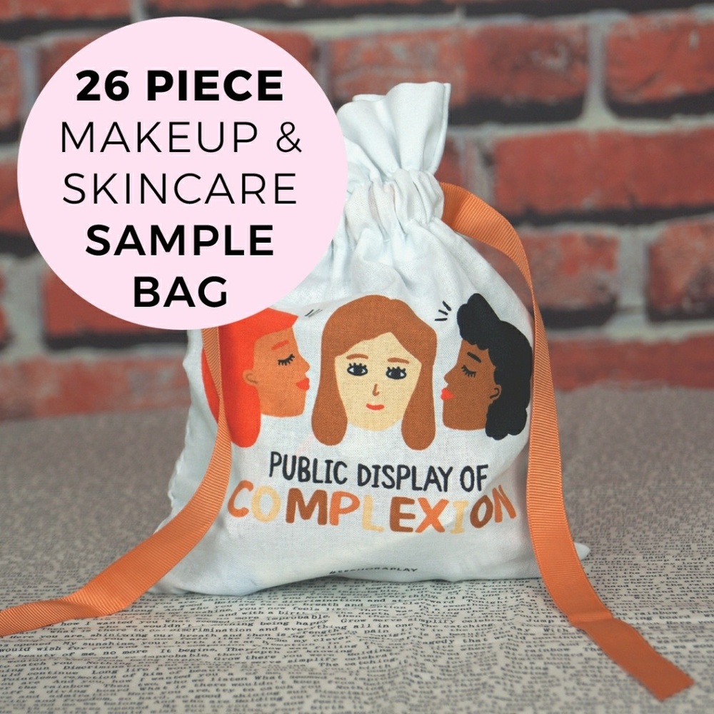 26 Piece Makeup & Skincare Sample Bag