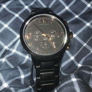 Armani stainless steel watch