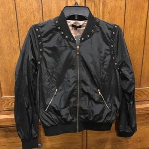 Black Bomber Jacket