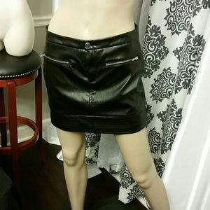 Victoria Secret Faux leather Mini Pencil Skirt 2
