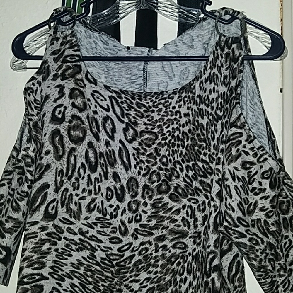 Animal print blouse
