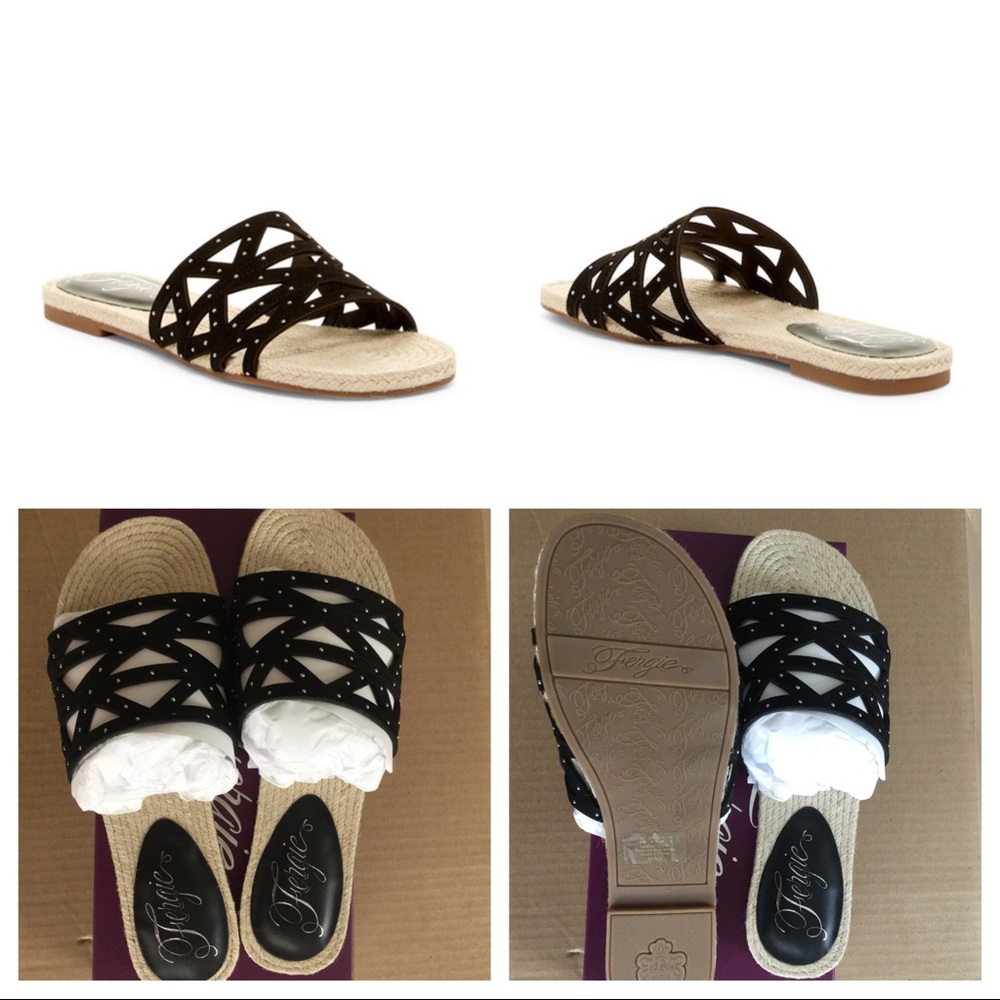 New Fergie Minx Slip-On Sandal Black