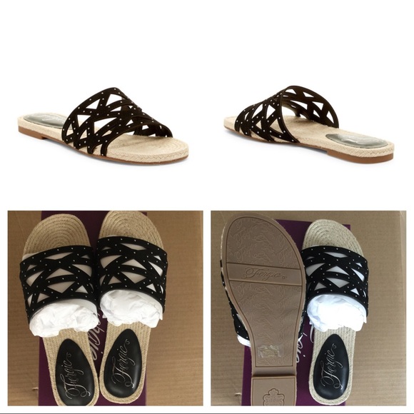 New Fergie Minx Slip-On Sandal Black - Picture 1 of 1