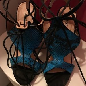 Black & Blue Heels